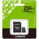 Kingston 256 GB microSDXC Canvas Select Plus Gen3 + SD-adapter SDCS3/256GB