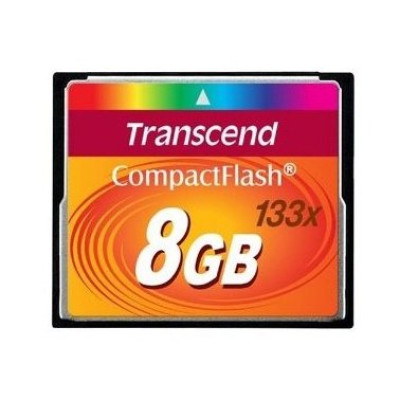 Transcend 8 GB 133X CompactFlash Card TS8GCF133