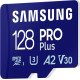 Samsung 128 GB microSDXC Pro Plus UHS-I U3 V30 A2 Class 10 + SD-adapter (MB-MD128SA)