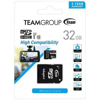 TEAM 32 GB microSDHC Class 10 UHS-I Dash Card + SD Adapter TDUSDH32GUHS03