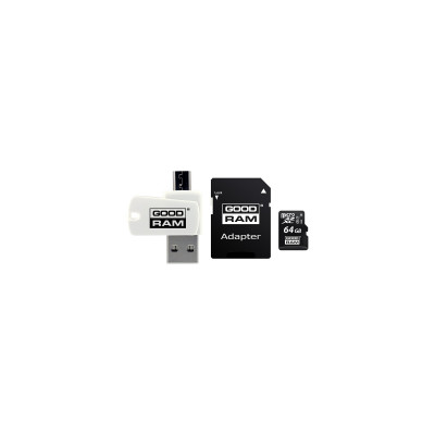GOODRAM 64 GB microSDXC class 10 UHS-I All-in-One M1A4-0640R12