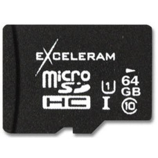 Exceleram 64 GB microSDXC class 10 UHS-I MSD6410