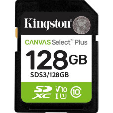 Kingston 128 GB SDXC Canvas Select Plus Gen3 SDS3/128GB