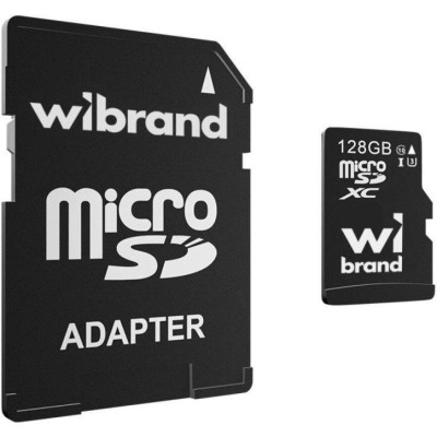 Wibrand 128 GB mictoSD UHS-I U3 Class 10 (WICDHU3/128GB-A)
