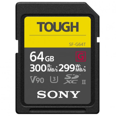 Sony 64 GB SDXC UHS-II U3 V90 TOUGH SF64TG