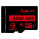 Apacer 32 GB microSDHC Class 10 UHS-I R85 + SD adapter AP32GMCSH10U5-R