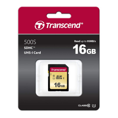 Transcend 16 GB SDHC UHS-I 500S TS16GSDC500S