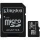 Kingston 8 GB microSDHC Class 10 UHS-I Industrial + SD Adapter SDCIT/8GB