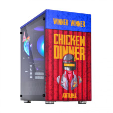 QUBE STYLE Aluminum Black PUBG Winner Printed (QBC3M_WBNU3PPWS)