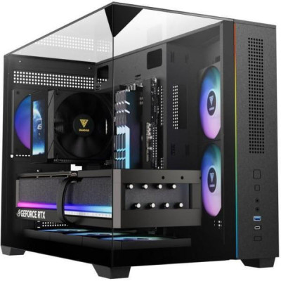 Gamdias ATLAS M3M Tempered Glass Black (4711514503807)