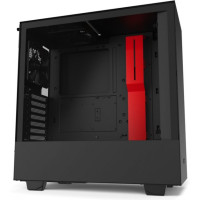 NZXT H510 Matte Black-Red (CA-H510B-BR)