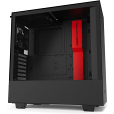 NZXT H510 Matte Black-Red (CA-H510B-BR)