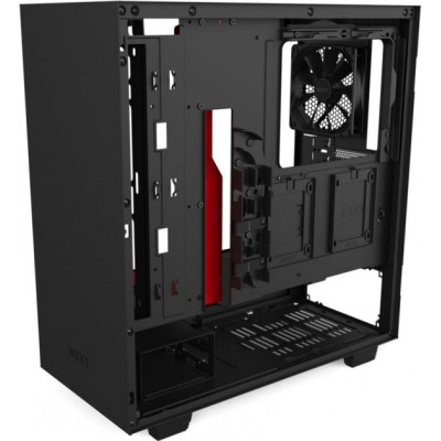 NZXT H510 Matte Black-Red (CA-H510B-BR)