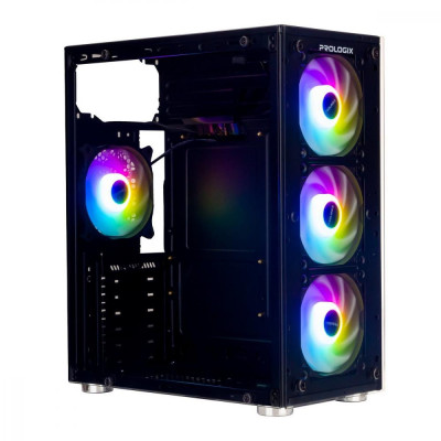 Prologix E103 Tempered Glass Black