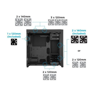 Корпус Corsair Obsidian 450D Black (CC-9011049-WW)