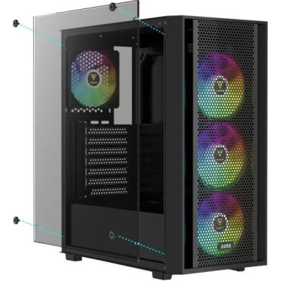 GAMDIAS AURA GC2 ELITE ARGB Black (4711514500615)