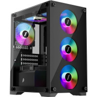 1stPlayer X2-M-BK-4F1-PS-600FK 600W Black with window (X2-M-BK-4F1-PS-600FK-EU)