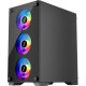 1stPlayer X2-M-BK-4F1-PS-600FK 600W Black with window (X2-M-BK-4F1-PS-600FK-EU)