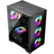 1stPlayer X2-M-BK-4F1-PS-600FK 600W Black with window (X2-M-BK-4F1-PS-600FK-EU)