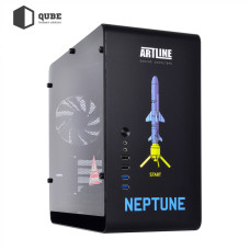 QUBE EAGLE Aluminum Black NeptuneUA Printed (QBX3M_WBNU3PN)