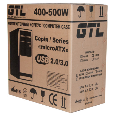 GTL 1603+ Black, 400W