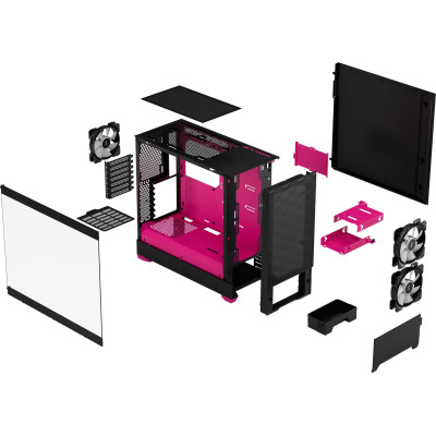 FRACTAL DESIGN Pop Air RGB Magenta Core TG (FD-C-POR1A-03)