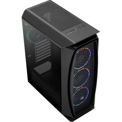 Aerocool Aero One Eclipse ARGB Tempered Glass Black (AeroOneEclipse-GBKV1)