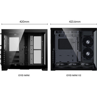 Lian Li O11 Dynamic Mini V2 Black (G99.O11DMIV2X.00)