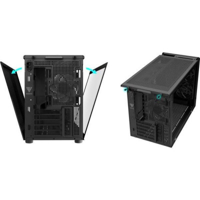 Gamdias ATHENA M4M Tempered Glass Black (4711514503777)