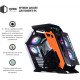 QUBE Stalker Black-Orange (STALKER_FMBU3)