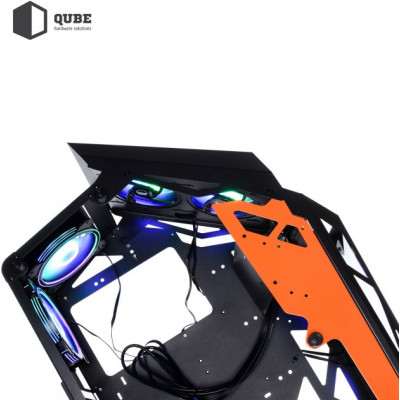 QUBE Stalker Black-Orange (STALKER_FMBU3)