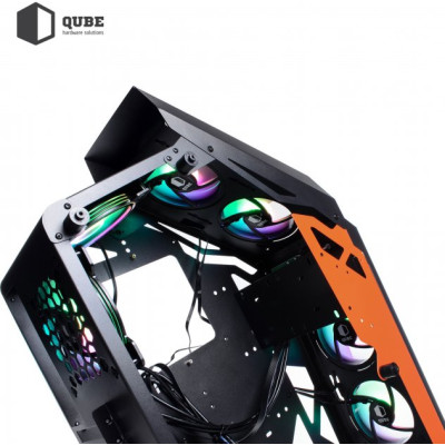 QUBE Stalker Black-Orange (STALKER_FMBU3)