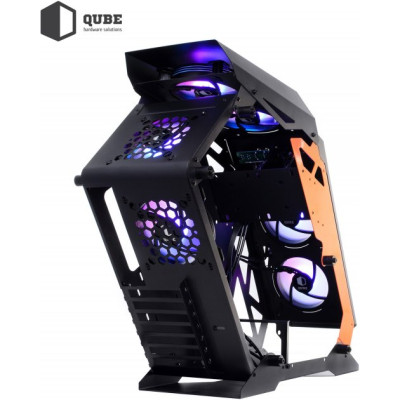 QUBE Stalker Black-Orange (STALKER_FMBU3)