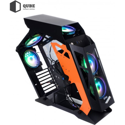 QUBE Stalker Black-Orange (STALKER_FMBU3)