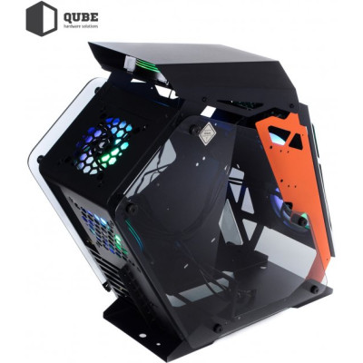 QUBE Stalker Black-Orange (STALKER_FMBU3)