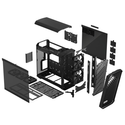 FRACTAL DESIGN Meshify 2 Nano Black TG darkTint (FD-C-MES2N-01)