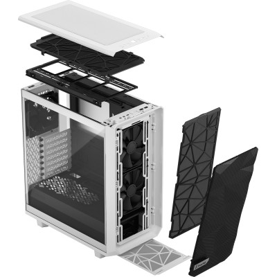 Fractal Design Meshify 2 Compact White TG CT (FD-C-MES2C-05)