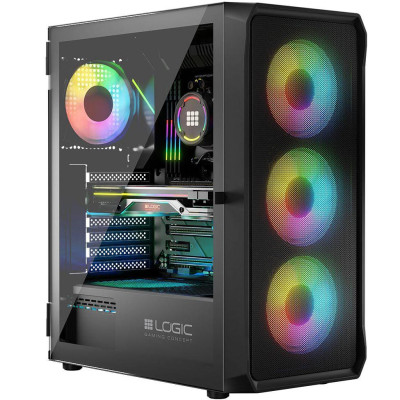 Logic concept Portos ARGB Midi Black (AT-PORTOS-10-0000000-0002)