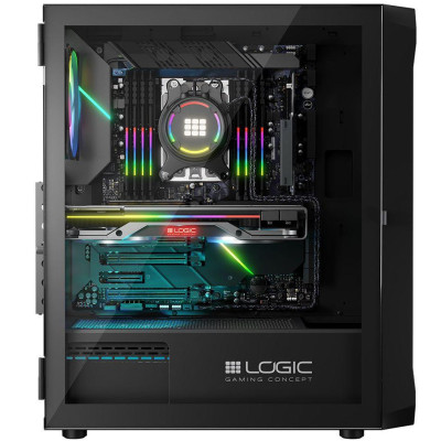 Logic concept Portos ARGB Midi Black (AT-PORTOS-10-0000000-0002)