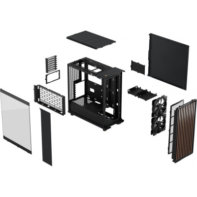 FRACTAL DESIGN North Charcoal Black TG Dark (FD-C-NOR1C-02)