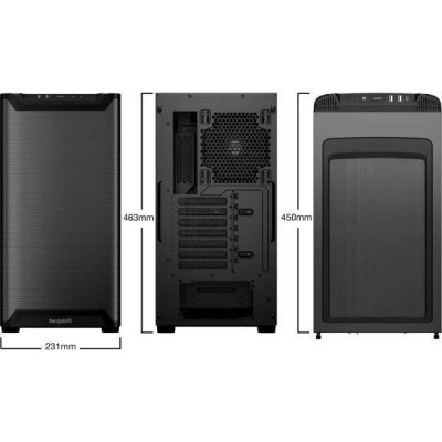 be quiet! Pure Base 501 Airflow Window Black (BGW74)