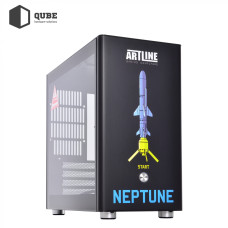 QUBE V9 Aluminum Black NeptuneUA Printed (QBV9M_WBNU3PN)