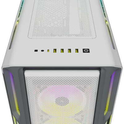 Corsair iCUE 5000T RGB Tempered Glass White (CC-9011231-WW)