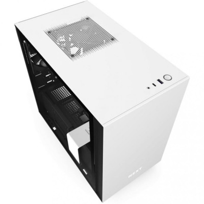 NZXT H210i Matte White/Black Tempered Glass (CA-H210I-W1)