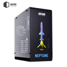 QUBE HAWK Aluminum Black NeptuneUA Printed (QBX4A_WBNU3PN)