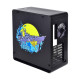 QUBE HAWK Aluminum Black NeptuneUA Printed (QBX4A_WBNU3PN)