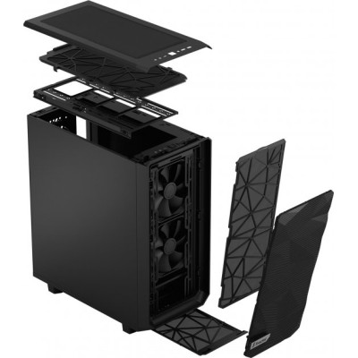 FRACTAL DESIGN Meshify 2 Compact Black Solid (FD-C-MES2C-01)