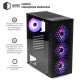 QUBE CARNIVAL Black RGB fans (CARNIVAL_FCNU3)