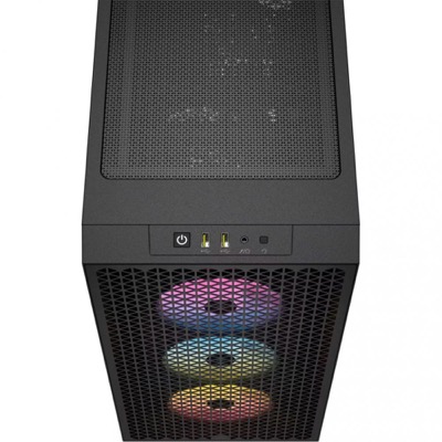Corsair 3000D RGB Tempered Glass Mid-Tower Black (CC-9011255-WW)