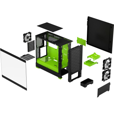 FRACTAL DESIGN Pop Air RGB Green Core TG (FD-C-POR1A-04)